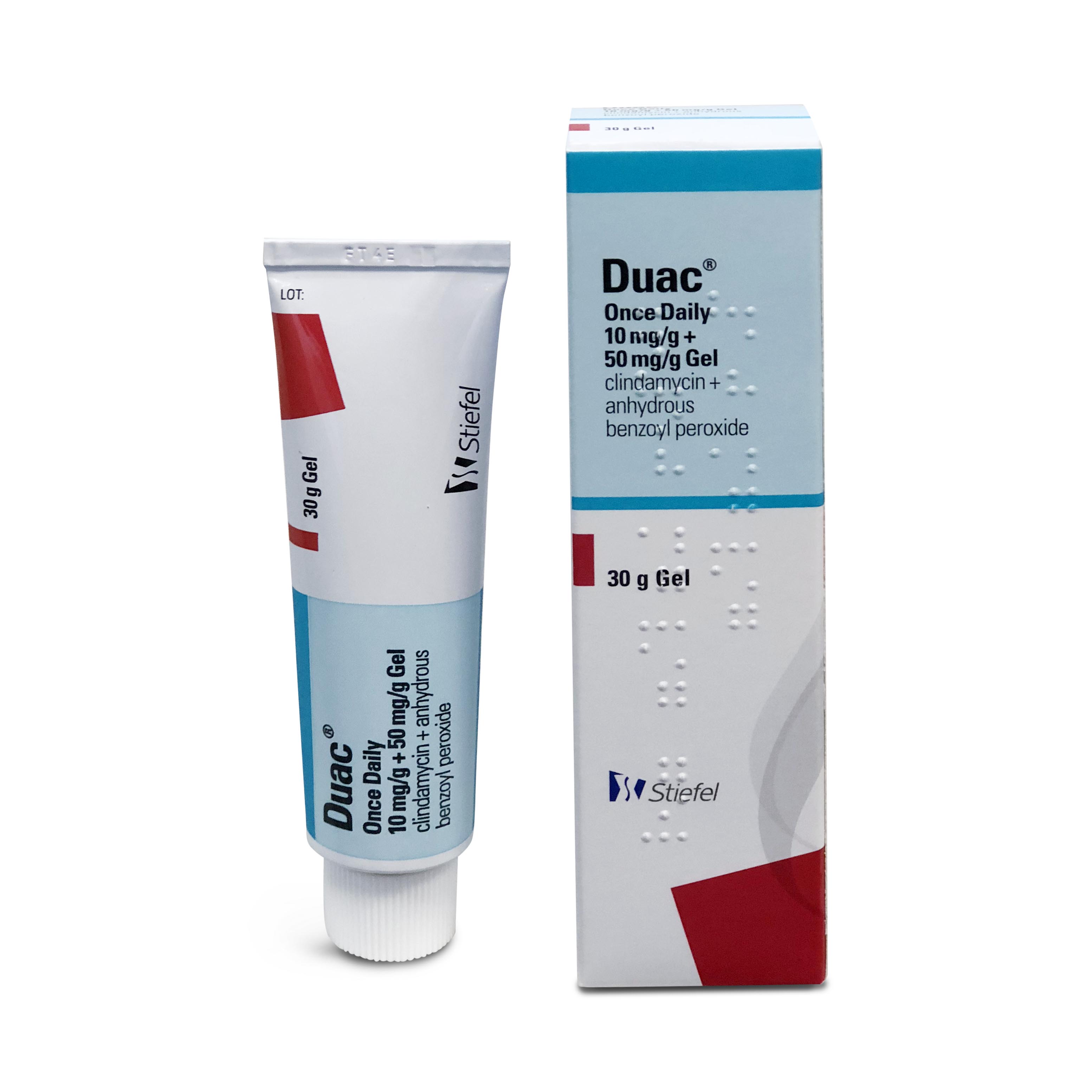 Duac Gel 5% once daily
